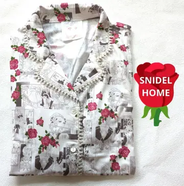 SNIDEL HOME 베르사유의 장미 상의 오픈 카라 셔츠 미사용 새상품