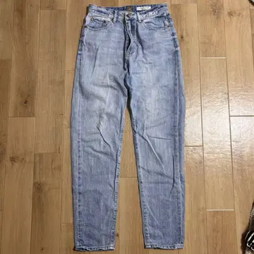 WASHIDENIM 라이트 블루 스트레이트 데님 팬츠