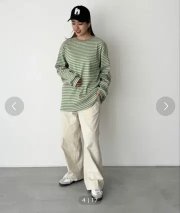 CANALJEAN LakeyPark 리브 보더 롱 T