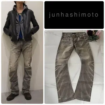 junhashimoto PNT062 DNM14 GREY 바나나 데님 2