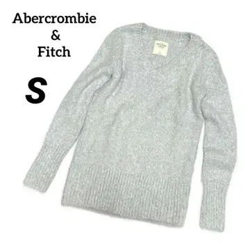 새상품급 Abercrombie & Fitch 아바클로 니트 그레이 S