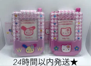 새상품 산리오 우사하나 키티 카오하나 Y2K 피처폰 트레이딩 카드 케이스