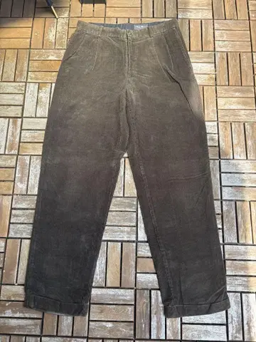 00s Eddie Bauer 2턱 코듀로이 팬츠 33x32