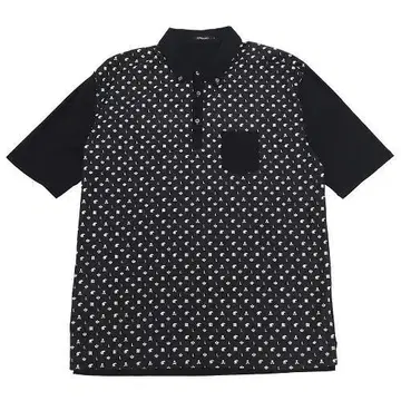 F06309 새상품급 LOVELESS S/S 피케 셔츠: 4 블랙