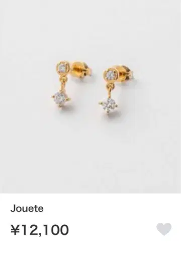 Jouete 골드 스터드 귀걸이