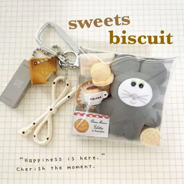 가챠 파우치 sweets 비스킷 아이스크림 cafe에 가자