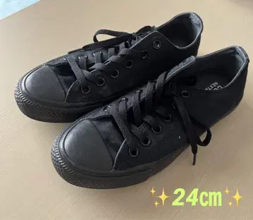 CONVERSE 여성용 블랙 스니커즈