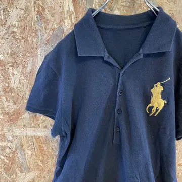 AE8390 Ralph Lauren 폴로 셔츠 원피스 블랙 레이디