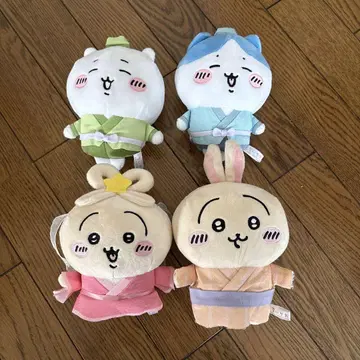 치이카와 봉제 인형 4개 세트