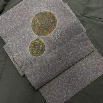 순수 실크 나고야 오비, 스와토 자수