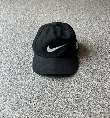00s 90s 나이키 빅 로고 캡 블랙 y2k