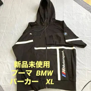 미사용 새상품 BMW Motorsport 후드 부착 후드티 블랙 XL