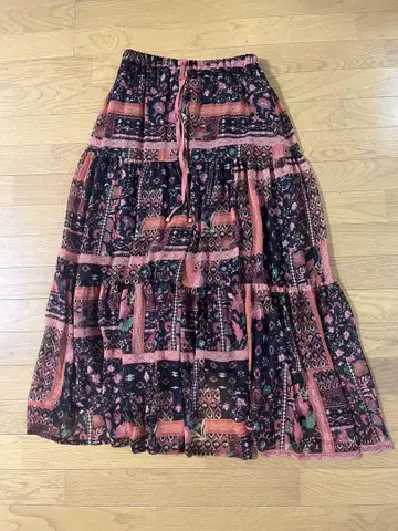 IENA LA BOUCLE 올 패턴 롱 스커트 38
