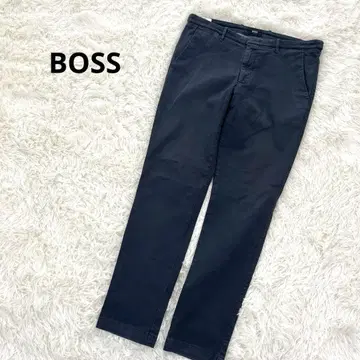 BOSS 팬츠 치노 팬츠 스트레치 슬림 네이비