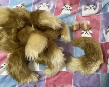 인형용 꼬리 + 가발 여우 꼬리 구미, 한 꼬리, 귀 세트