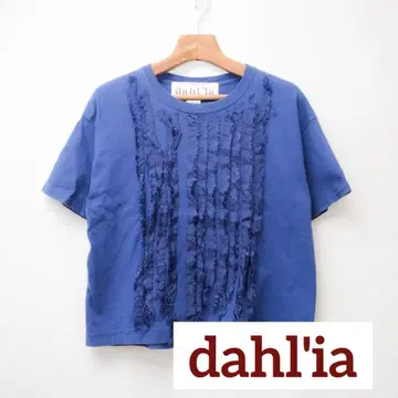 dahl'ia 리메이크 컬러 프릴 티셔츠 달리아