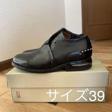 a.s.98 이탈리아제 가죽 주스 스터드 사이즈 39