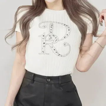 Darich 다리치 DR 비쥬 리브 니트 탑