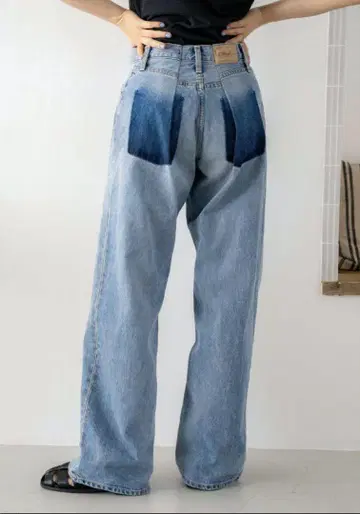 리메이크 디자인 루즈 데님 25인치