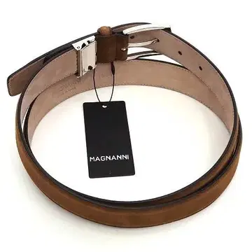 E06735 새상품 MAGNANNI 스웨이드 가죽 벨트 : FREE