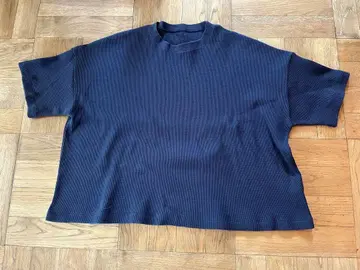 journalstandard luxe 네이비 와플 T셔츠