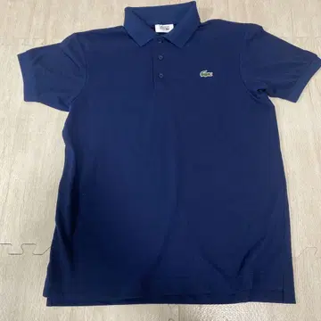 LACOSTE SPORT 네이비 피케 셔츠 남성용 사이즈 4