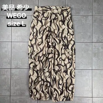 새상품급 레어 WEGO Tribal Camo Cargo Pants 위고