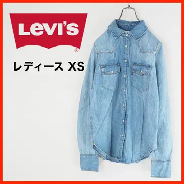A3549 새상품급 Levi's 데님 셔츠 긴팔 XS 블루