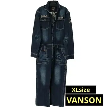[새상품급] VANSON LEATHERS 데님 오버롤 XL