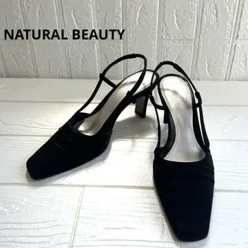 NATURAL BEAUTY 스퀘어토 펌프스 결혼식 2차 모임 포멀