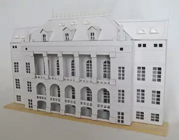 건물 모형 화이트 37.5cm x 24cm x 5cm