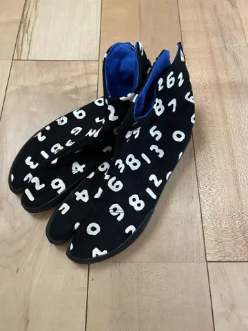 숫자 무늬 타비 스타일 신발
