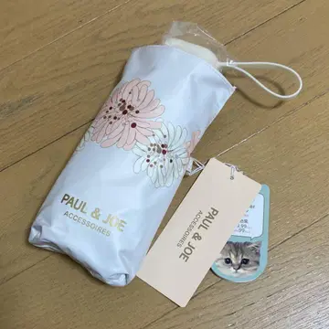 PAUL & JOE 꽃무늬 우천 겸용 접이식 우산 새상품 컴팩트