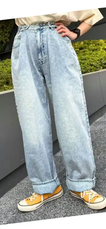 바야코 씨 기획 라이트 데님 팬츠