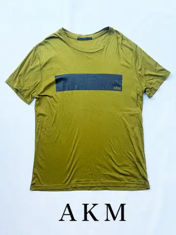 AKM 에이케이엠 CREW-T 셔츠 새상품급 KHAKI