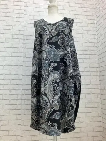 ( K07094 ) 안티카 patterntorso 페이즐리 원피스