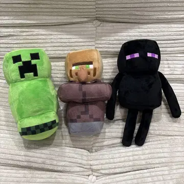 Minecraft 봉제 인형 3개 세트