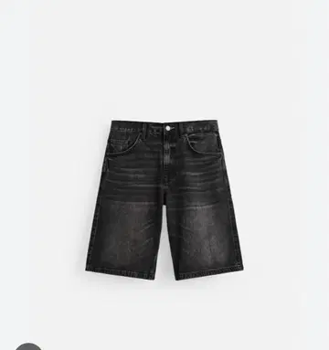 자라 블랙 데님 숏 팬츠 EUR 38