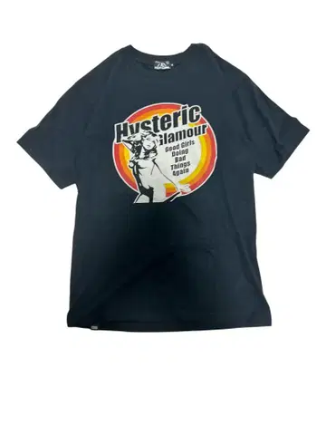 Hysteric Glamour 히스테릭 그래픽 티셔츠 블랙