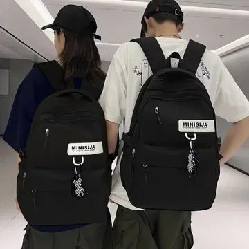백팩 럭색 여성용 대용량 통학 A4 PC 한국 남녀 공용