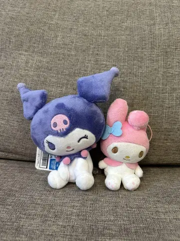 마이멜로디 & 쿠로미 봉제 인형 세트