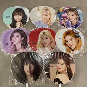 TWICE MISAMO 사나 7장, 허벅지 1장, 부채 8장 세트