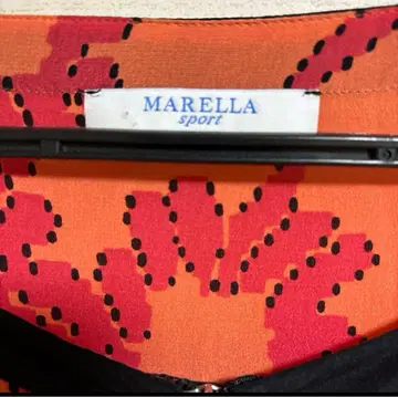 MARELLA 실크 선명한 꽃 모티브 원피스