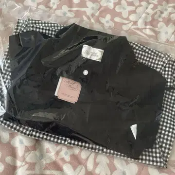 미셸 마카롱 숏 볼레로 앙상블 깅엄 원피스