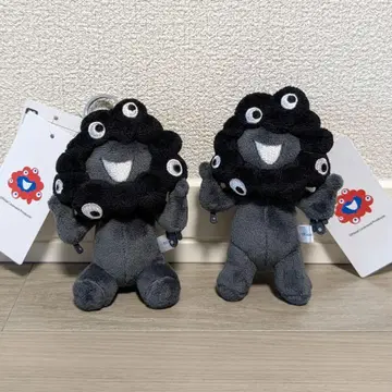 [서 있는&앉아 있는] 검은 먘먘 봉제 인형 키링 2종 세트