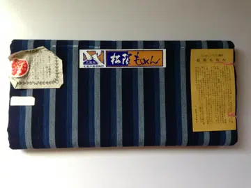 마쓰사카 모멘 네이비 나염 옷감