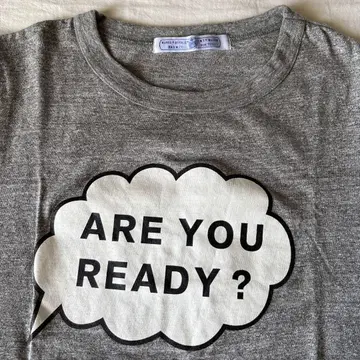 올드 맨즈 테일러 ARE YOU READY ? 티셔츠