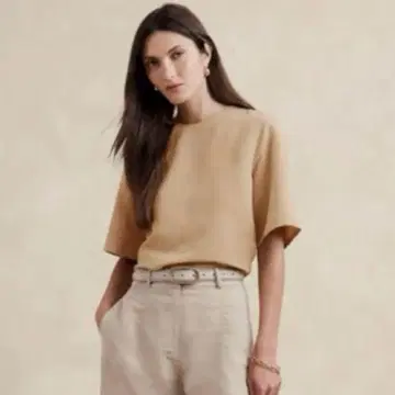 BANANA REPUBLIC 텐셀 린넨 상의 사이즈 S 미사용품