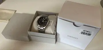 세이코 SBTM341 세이코 손목시계 실버