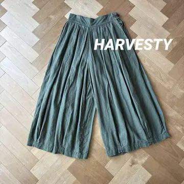 HARVESTY 린넨 서커스 큐롯 A21805 1
